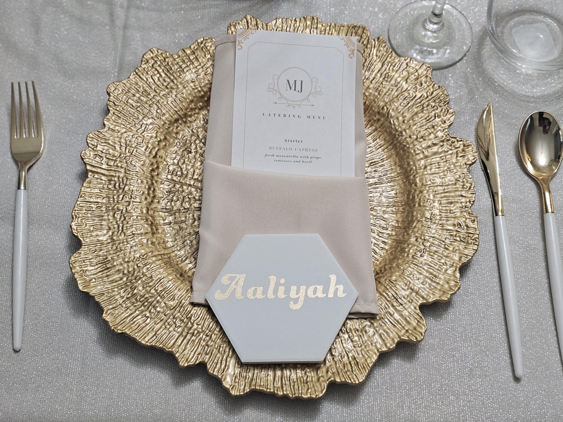 Ceramic tile coasters | Name Placements | Wedding Favors