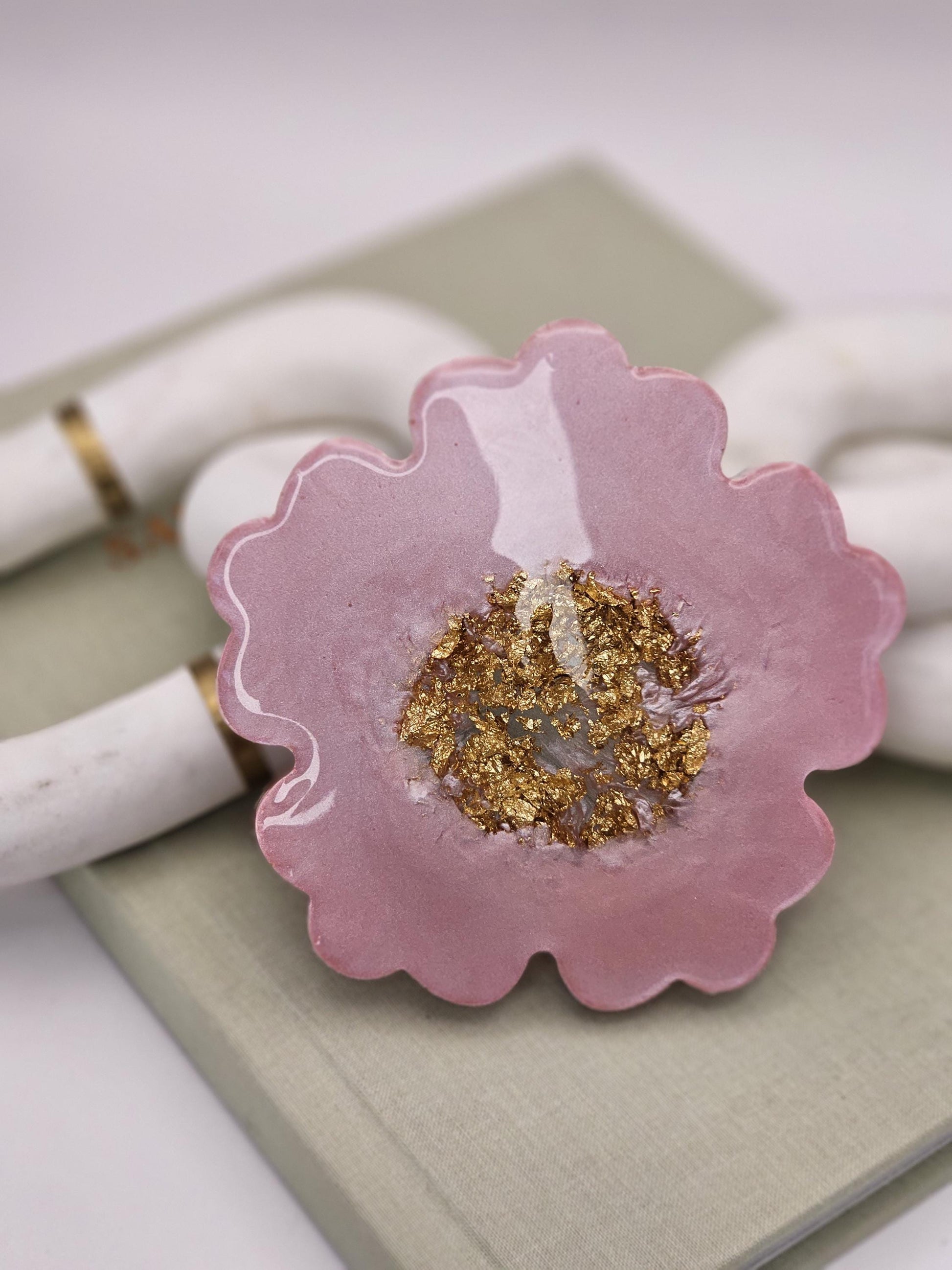 ROSE & LILAC Collection🌸 Flower shaped coaster