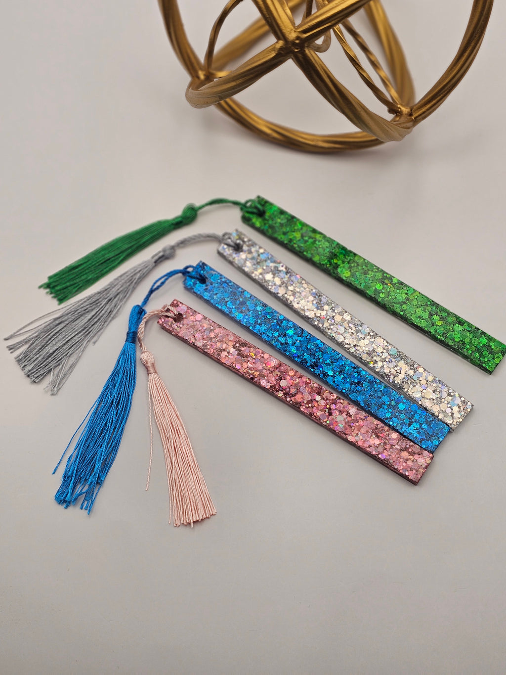 Glitter Resin Bookmarks
