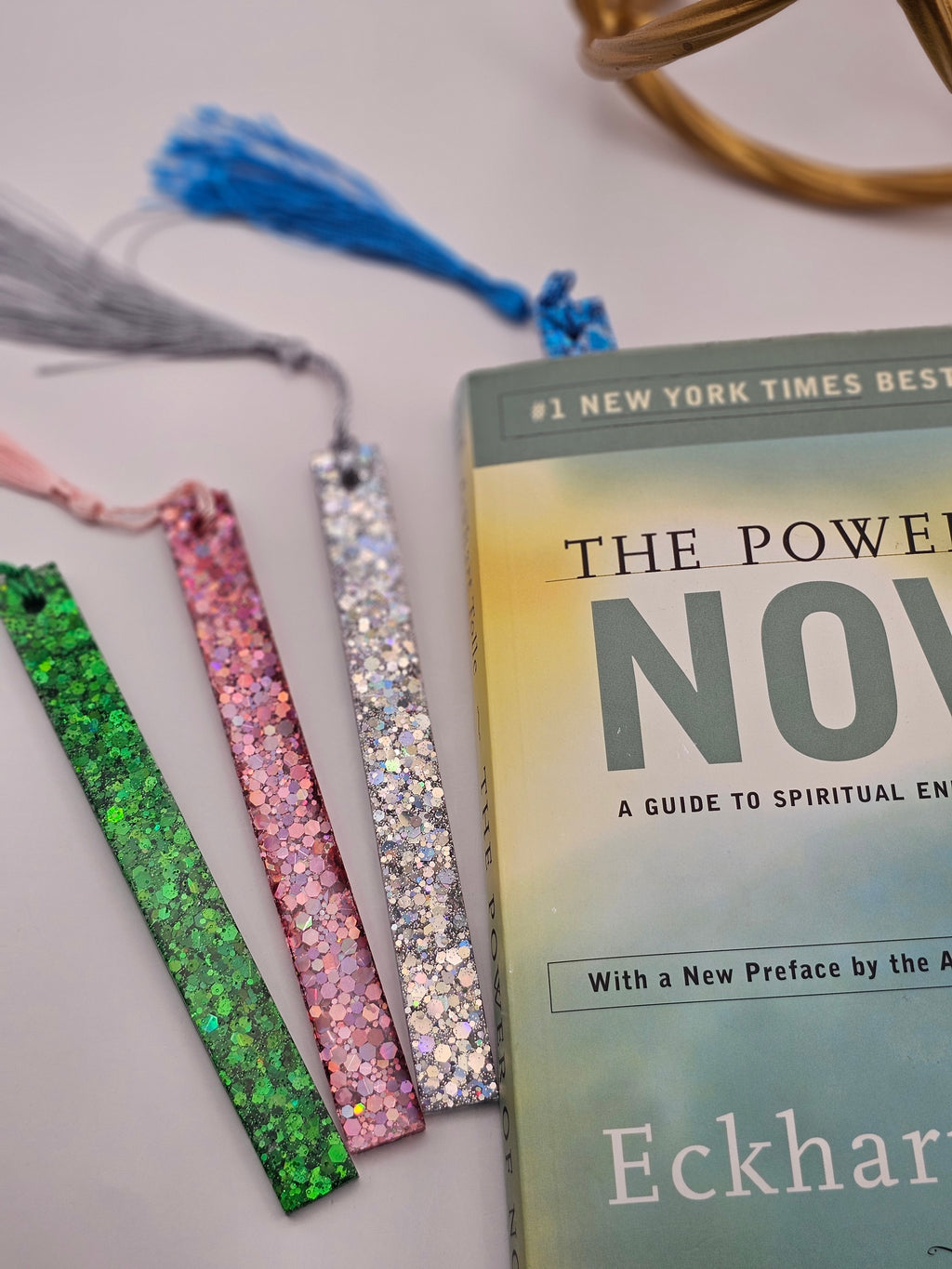 Glitter Resin Bookmarks
