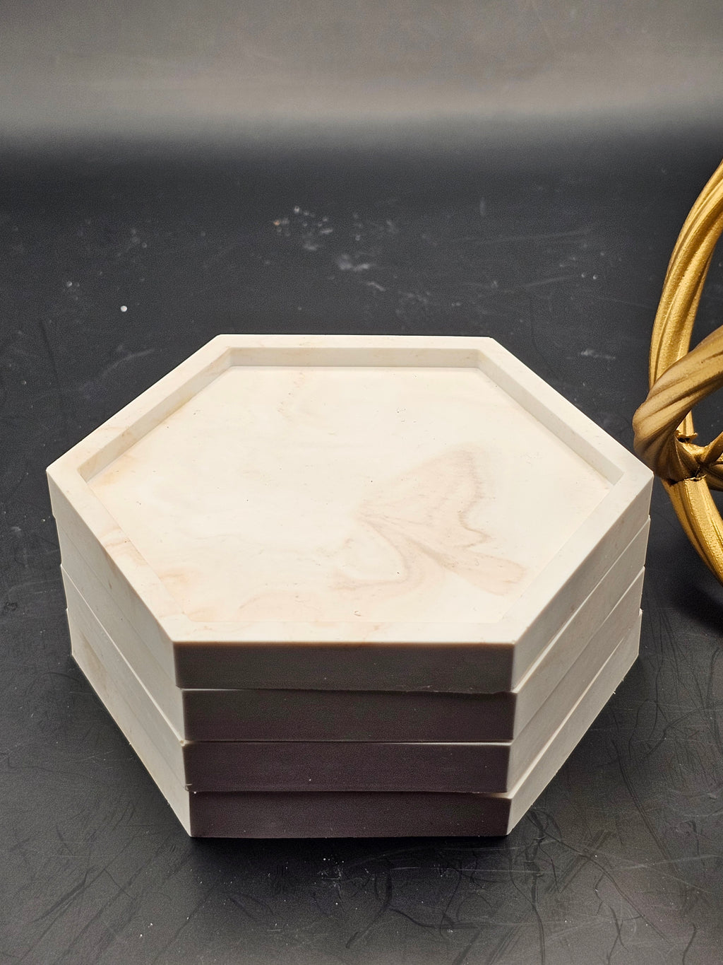 Hexagon Ceramic Coasters