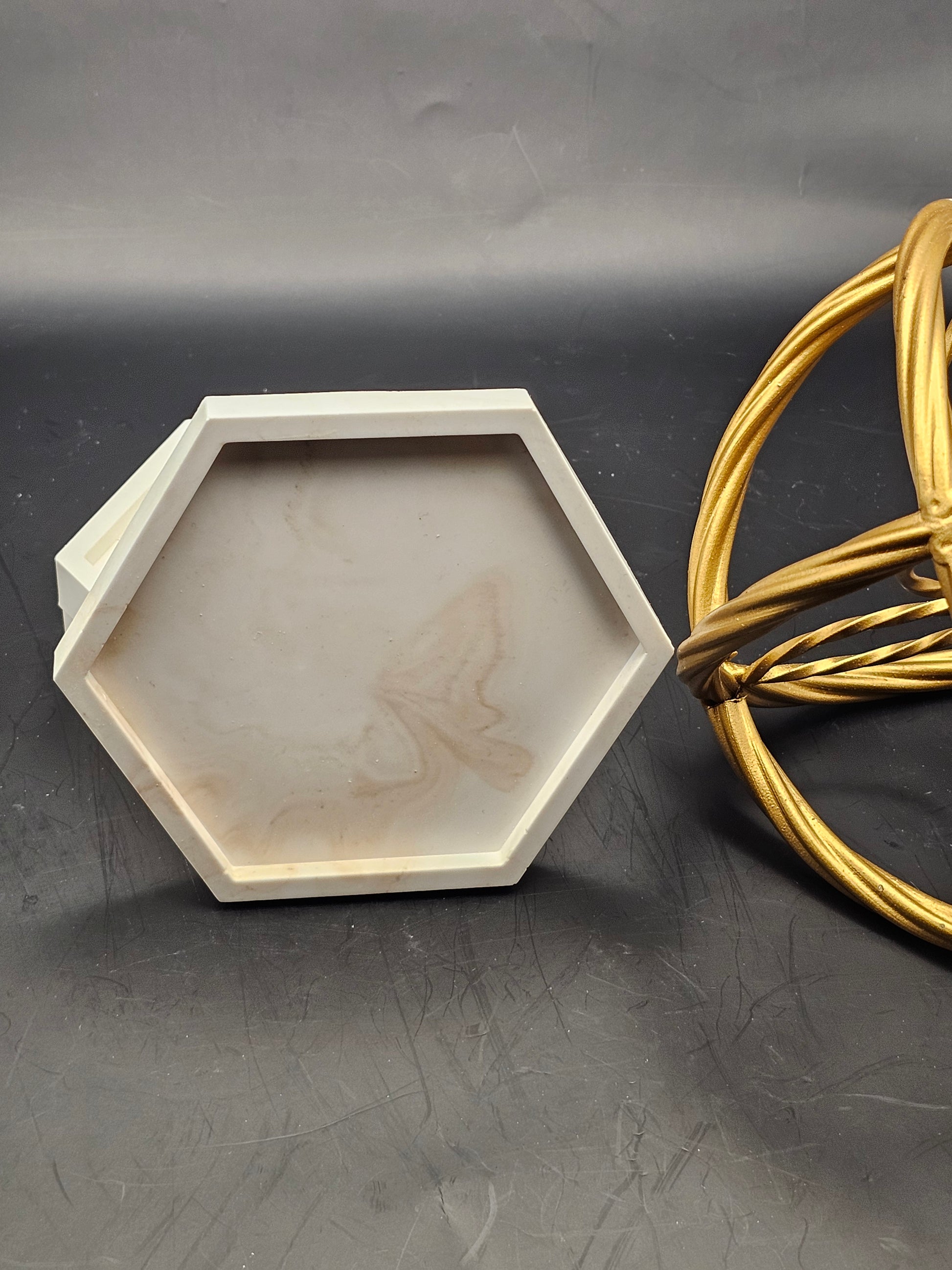 Hexagon Ceramic Coasters