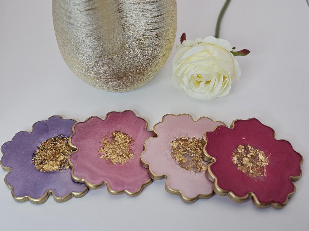 ROSE & LILAC Collection🌸 Flower shaped coaster