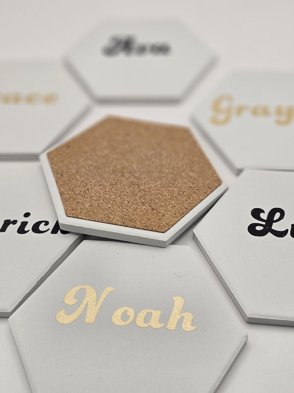 Ceramic tile coasters | Name Placements | Wedding Favors
